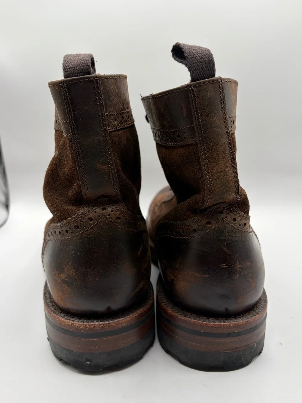 Frye George Adirondack Leather Boots Men’s Size 10.5 Brown